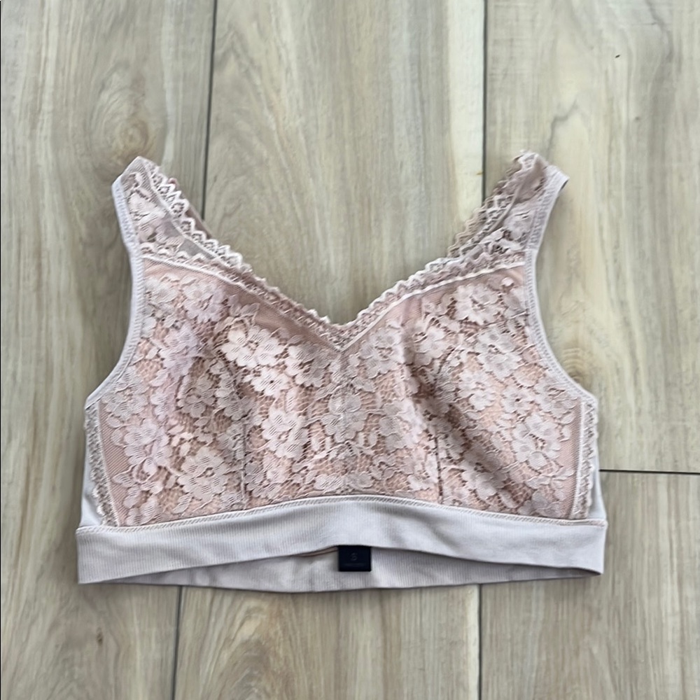 Daytrip Lace Bralette in Soft Pink